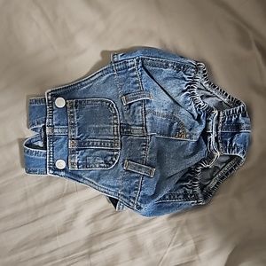Old Navy. Baby denim romper. Size 3-6 months.